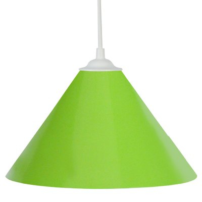 TOSEL KONE - Suspension conique m&eacute;tal vert