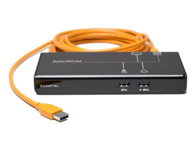KONFTEL  OCC Hub - Syst&egrave;me de connexion pour visioconf&eacute;rence - Noir