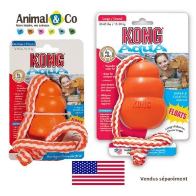 KONG  Aqua taille L 10 cm Jouet pour chien