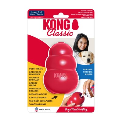 KONG  Classic - 1 jouet rouge pour chien - Taille L