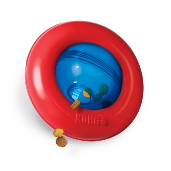 KONG  - Gyro - Jouet Interactif Distributeur Friandises - pour Chien Petite Taille