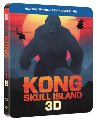 Kong : Skull Island Steelbook Blu-ray 3D + 2D