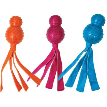 KONG  Wubba Comet L - 9,5x9,5x34,9cm Couleurs m&eacute;lang&eacute;es