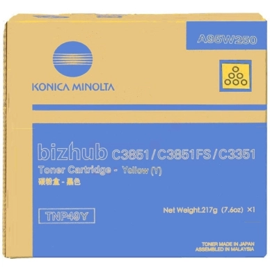 KONICA MINOLTA  A95W250 Cartouche de toner Compatible Jaune 1 pi&egrave;ce(s)