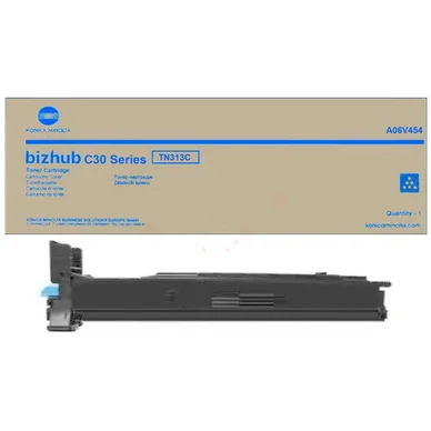KONICA MINOLTA  TN-313C Toner Cyan Original A06V454
