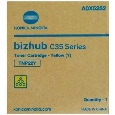 KONICA MINOLTA  Tnp-22Y Original Jaune 1 pi&egrave;ce s