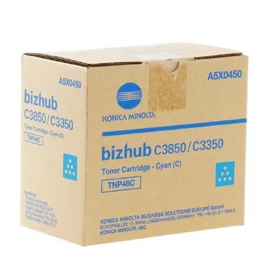 KONICA MINOLTA  Tnp-48 C3350/3850 A5x0450 Toner Bleu