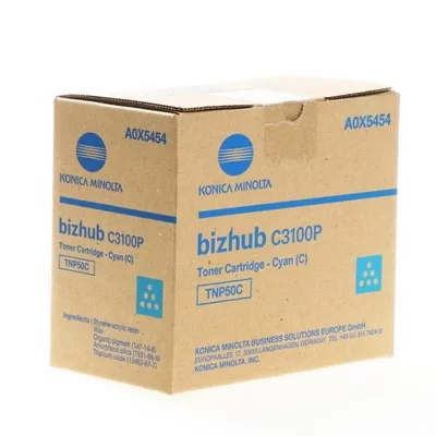KONICA MINOLTA  TNP50C Toner Cyan A0X5454 (TNP50C)