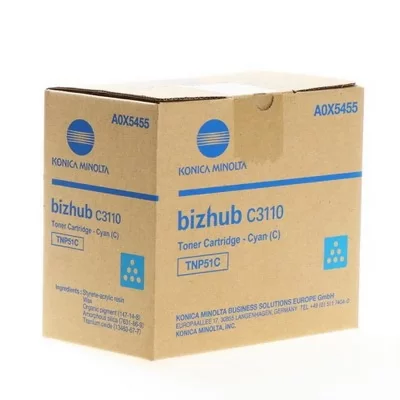 KONICA MINOLTA  TNP51C Toner Cyan A0X5455 (TNP51C)
