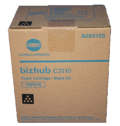 KONICA MINOLTA  TNP51K Toner Noir A0X5155 (TNP51K)