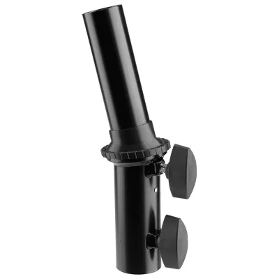 K&M Konig & Meyer 19670 adaptateur inclinable pour pied d'enceinte - noir