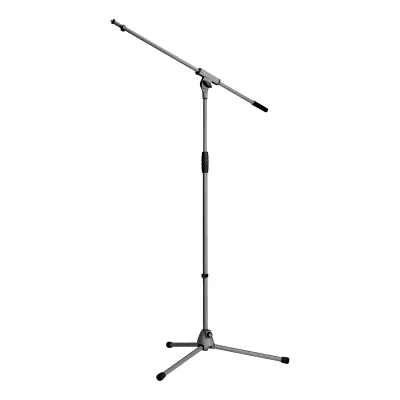 K&M Konig & Meyer Pied perche de micro gris High-tech- 21060