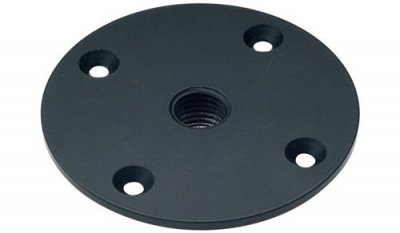 K&M Konig & Meyer Plaque de montage options pour tube filet&eacute;- 24116