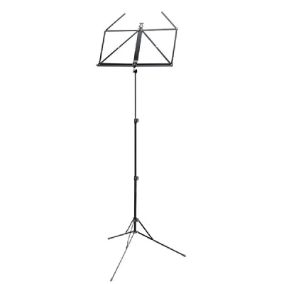 K&M Konig & Meyer Pupitre pliable nickel&eacute; noir - 101-55