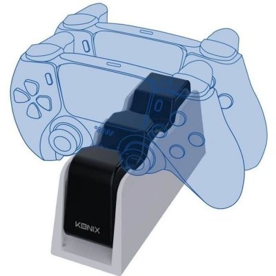 KONIX  accessoire manette dual charge base ps5 3328170282086
