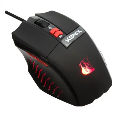 KONIX  Drakkar - Souris - optique - 7 boutons - filaire - USB 