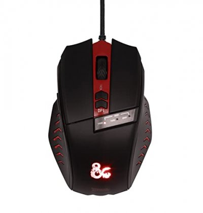 INNELEC Konix Gaming Mouse Dragons And Dungeons Noir