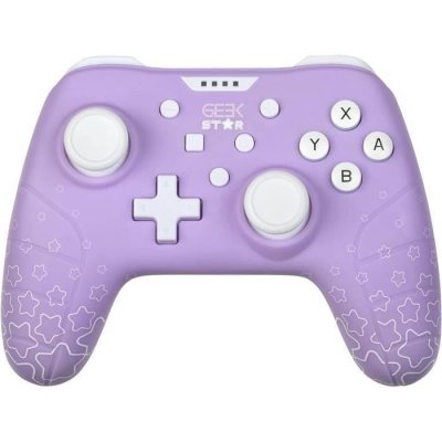 FIB RMS BE Konix Geek Girl Nintendo Switch Controller 3 M Clair