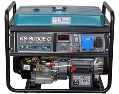 KS KA NNER SA HNEN K&ouml;nner&s&ouml;hnen - G&eacute;n&eacute;rateur &agrave; essence/gaz ' ' ks 9000E g