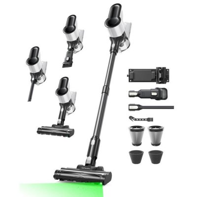  Konsoefuly Aspirateur Balai Sans Fil L&eacute;ger, 35kPa, 6 en 1, Mobilit&eacute; Totale pour Toute la Maison