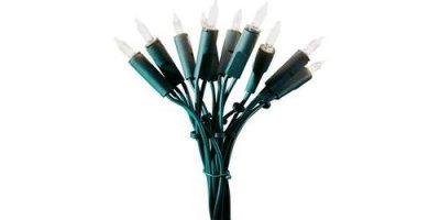 KONSTSMIDE  6302-100 Mini Guirlande 35 LED Blanc Chaud Retro Design + C&acirc;ble Vert 230 V