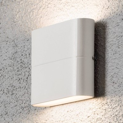 KONSTSMIDE  Applique d'ext&eacute;rieur LED Chieri 11&nbsp;cm blanche