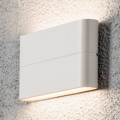 KONSTSMIDE  Applique d'ext&eacute;rieur LED Chieri 17&nbsp;cm blanche