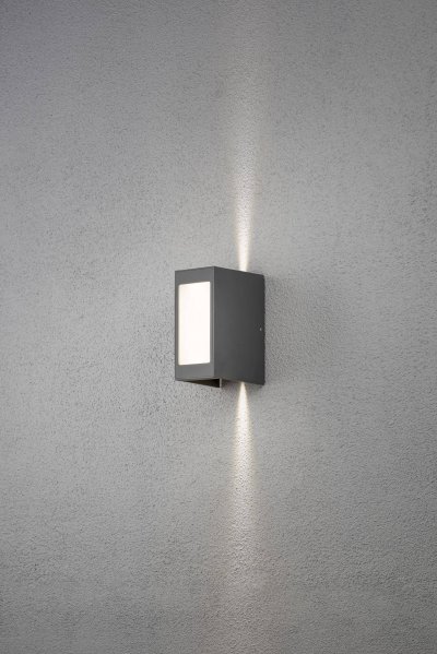 KONSTSMIDE  Applique d'ext&eacute;rieur LED Cremona - angle r&eacute;glable