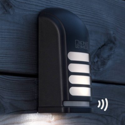 KONSTSMIDE  Applique d&acute;ext&eacute;rieur LED Prato &agrave; d&eacute;tecteur