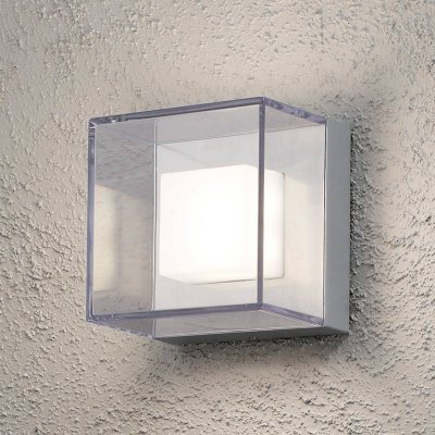 KONSTSMIDE  Applique d&acute;ext&eacute;rieur LED transparente Sanremo IP54