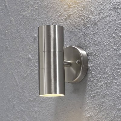 KONSTSMIDE  Applique d'ext&eacute;rieur Modena acier inox, &agrave; 2 lampes
