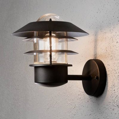 KONSTSMIDE  Applique d&acute;ext&eacute;rieur Modena, debout, noire