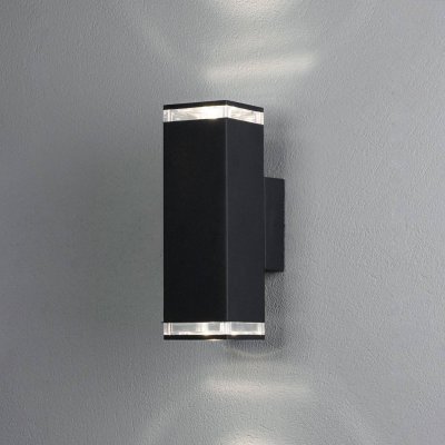 KONSTSMIDE  Applique d'ext&eacute;rieur Monza 2 l., hauteur 23,5&nbsp;cm