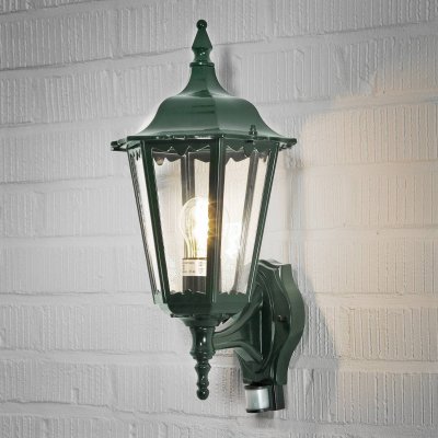 KONSTSMIDE  Applique Firenze avec capteur, debout, verte