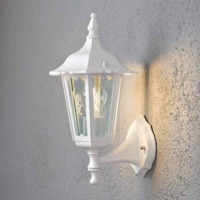 KONSTSMIDE  Applique Firenze, debout, 36&nbsp;cm, blanche