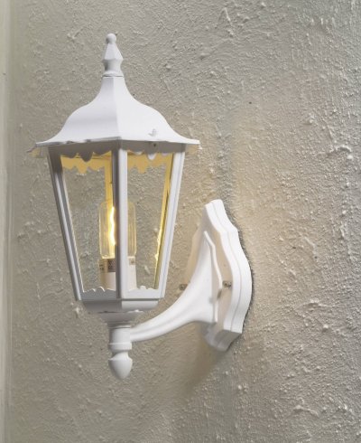 KONSTSMIDE  Applique Firenze, debout, 48&nbsp;cm, blanche