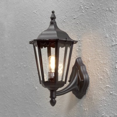 KONSTSMIDE  Applique Firenze, debout, 48&nbsp;cm, noire