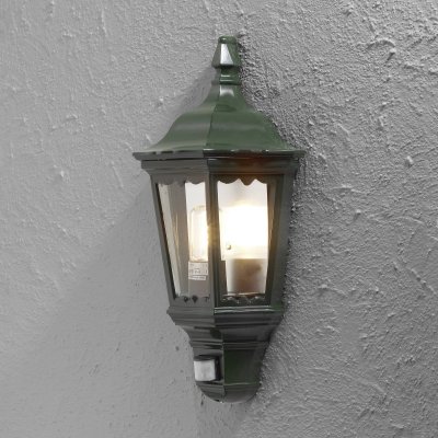 KONSTSMIDE  Applique Firenze demi-coupe, capteur, verte