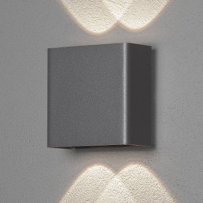 KONSTSMIDE  Applique LED Chieri, 4 lampes, anthracite