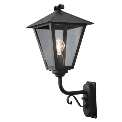 KONSTSMIDE LIGHTING Konstsmide Benu Applique Lanterne Classique Ext&eacute;rieure Noire Ip23