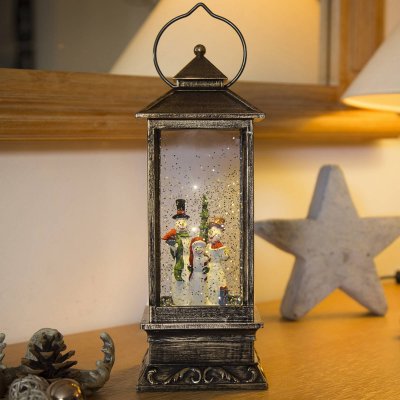 KONSTSMIDE CHRISTMAS  Lanterne LED Bonhomme de neige, remplie d'eau