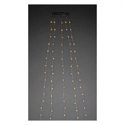 KONSTSMIDE  Christmas Manteau d&acute;arbre, gouttes LED pr&eacute;mont&eacute;es 200&nbsp;lampes
