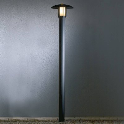 KONSTSMIDE  Lampadaire d'ext&eacute;rieur Heimdal, hauteur 200 cm, noir
