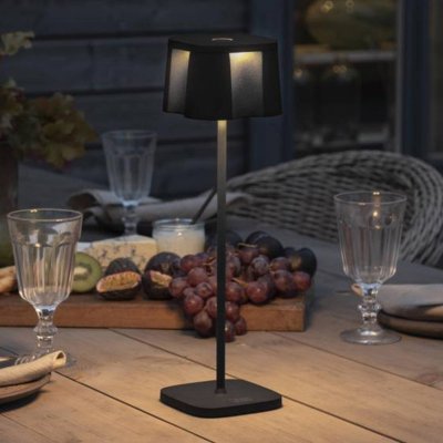 KONSTSMIDE  Lampe d&eacute;corative LED Nice port charge USB, noire