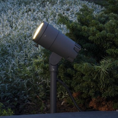KONSTSMIDE  Luminaires en aluminium laqu&eacute; anthracite transparent