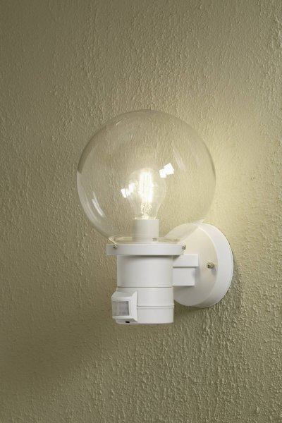 KONSTSMIDE  nemi lampe d'ext&eacute;rieur basic up light pir blanc, ip44