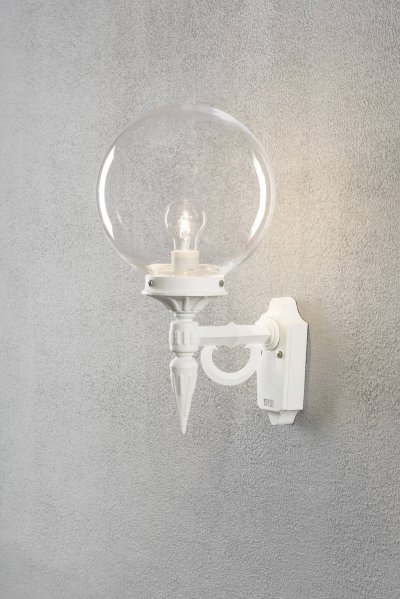KONSTSMIDE  orion applique murale d'ext&eacute;rieur classique blanche, ip23