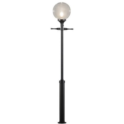 KONSTSMIDE  Orion Lampadaire ext&eacute;rieur classique noir, Taurus, IP23