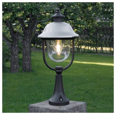 KONSTSMIDE  PARMA 7241 Lampadaire ext&eacute;rieur Argent