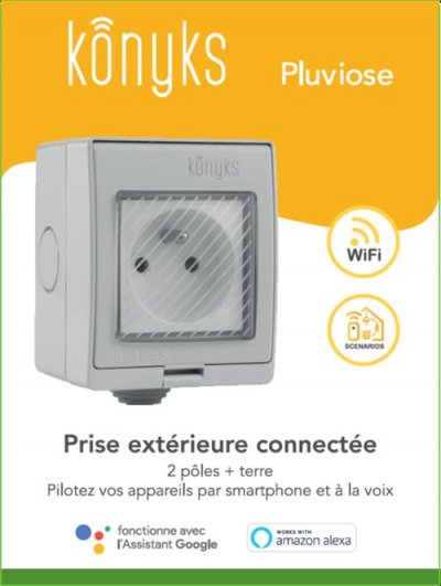 KONYKS  Prise ext&eacute;rieure Wi-Fi Pluviose